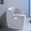 One-Piece Elongated Toilet with Siphon Flushing Sanitary Ware White Toilet